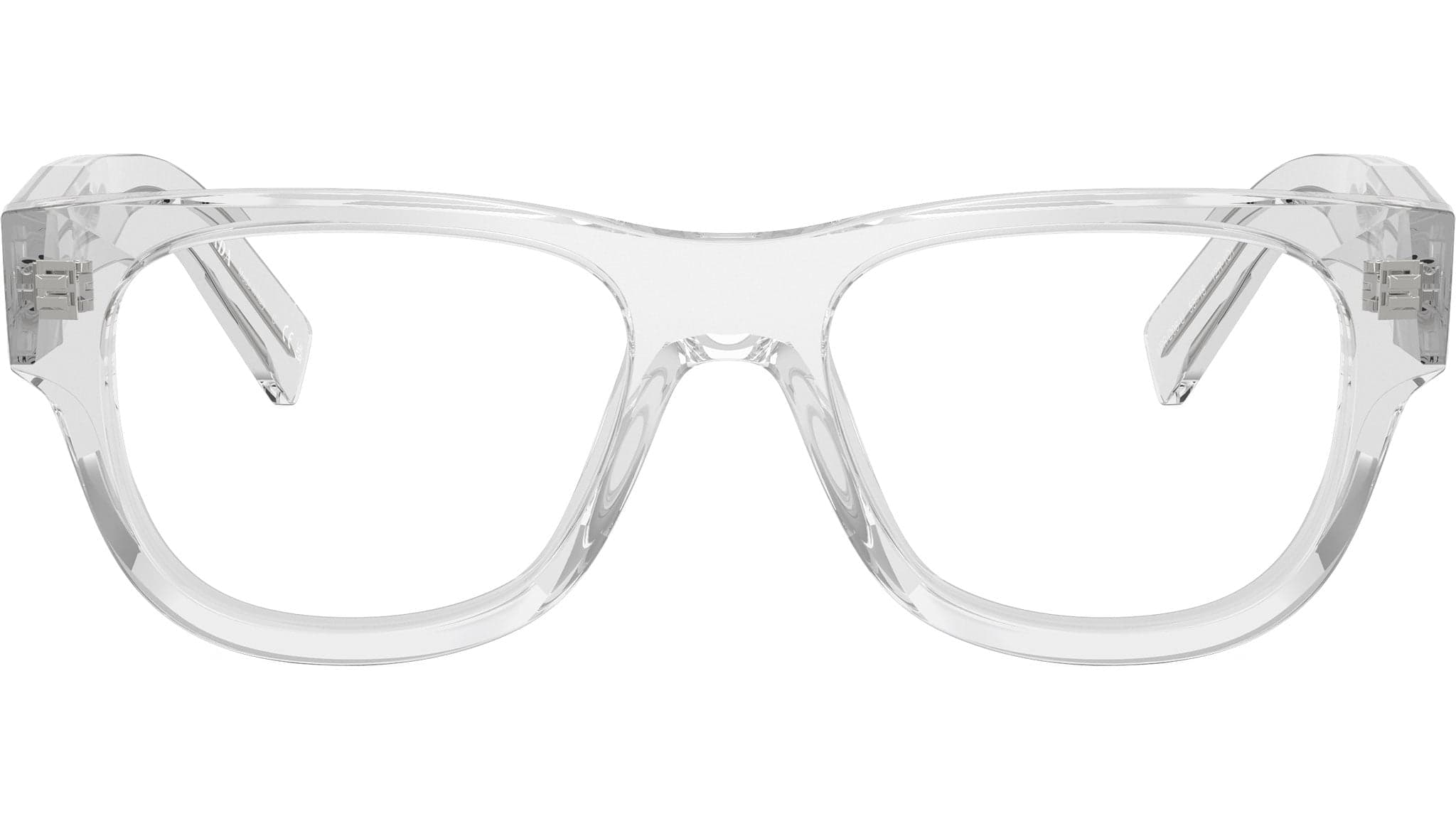 Prada 0PR D08VU 12R1O1 Eyeglasses Transparent Crystal 51mm Men 2