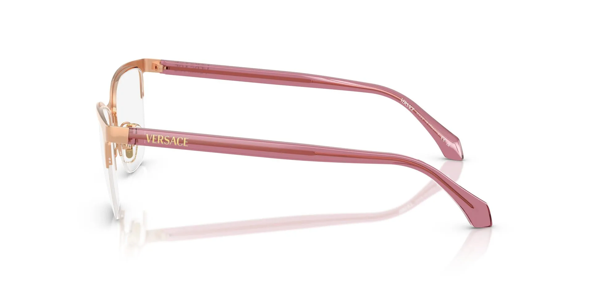 Versace 0VE1304 1412 Eyeglasses Rose Gold 54mm Women 5