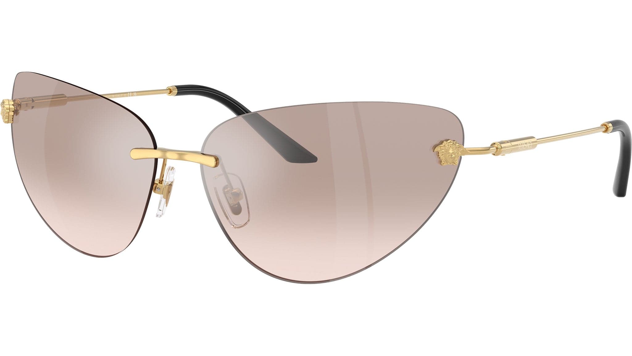 Versace 0VE2281 10028Z Sunglasses Gold 64mm Women