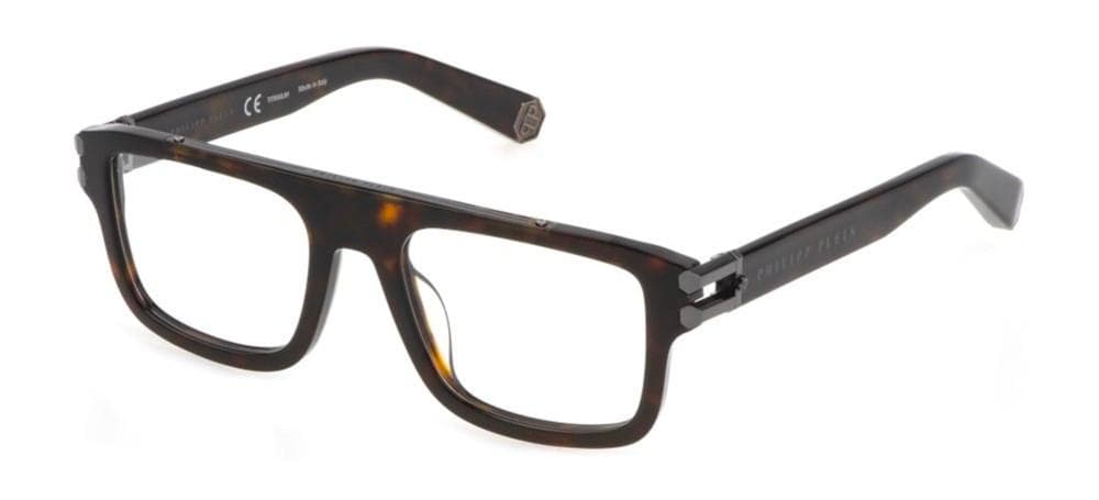 Philipp Plein VPP021M 530722 Eyeglasses Shiny Havana