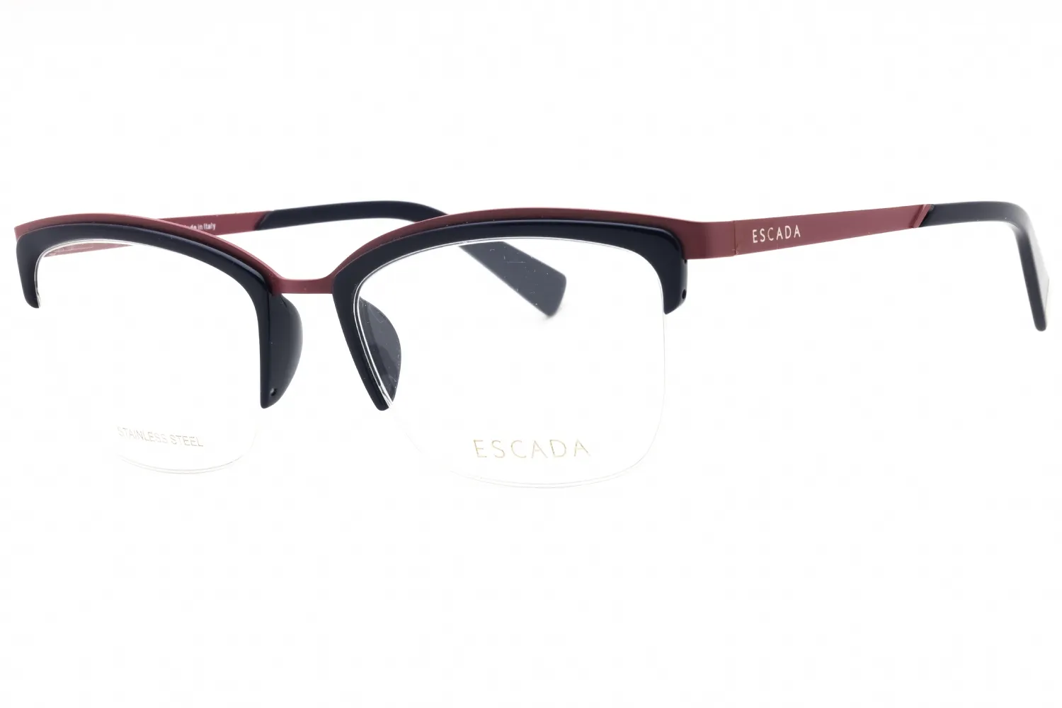Escada VES944M 0J74 Eyeglasses Shiny Blue 52mm Women