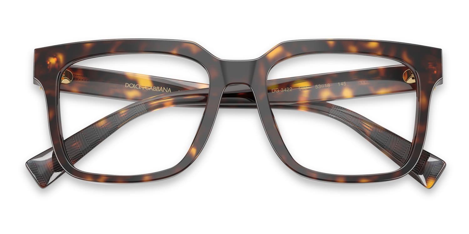 Dolce & Gabbana 0DG3422 502 Eyeglasses Havana 53mm Men 4