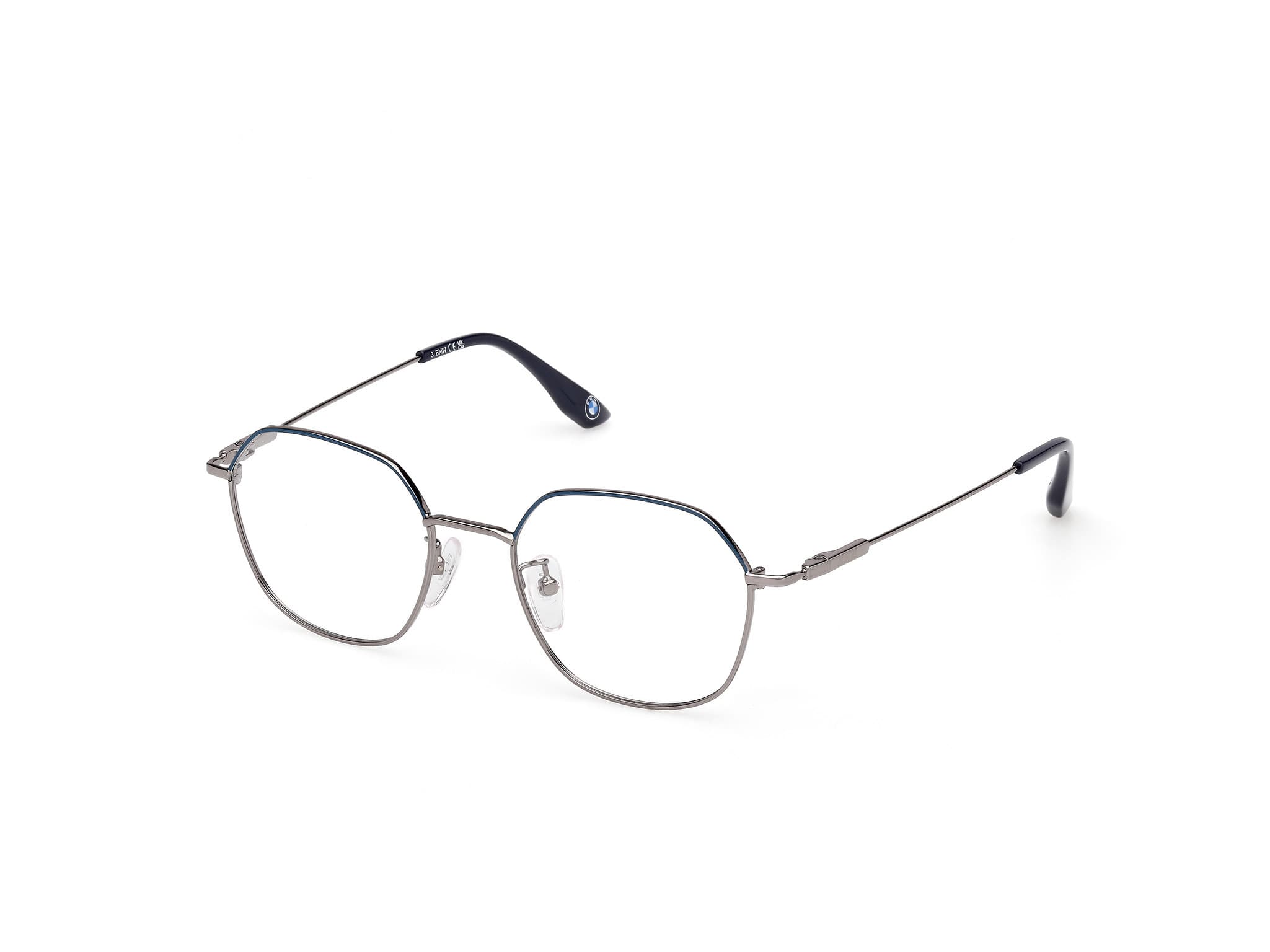 BMW BW5095-H 012 Eyeglasses Shiny Dark Ruthenium 50mm