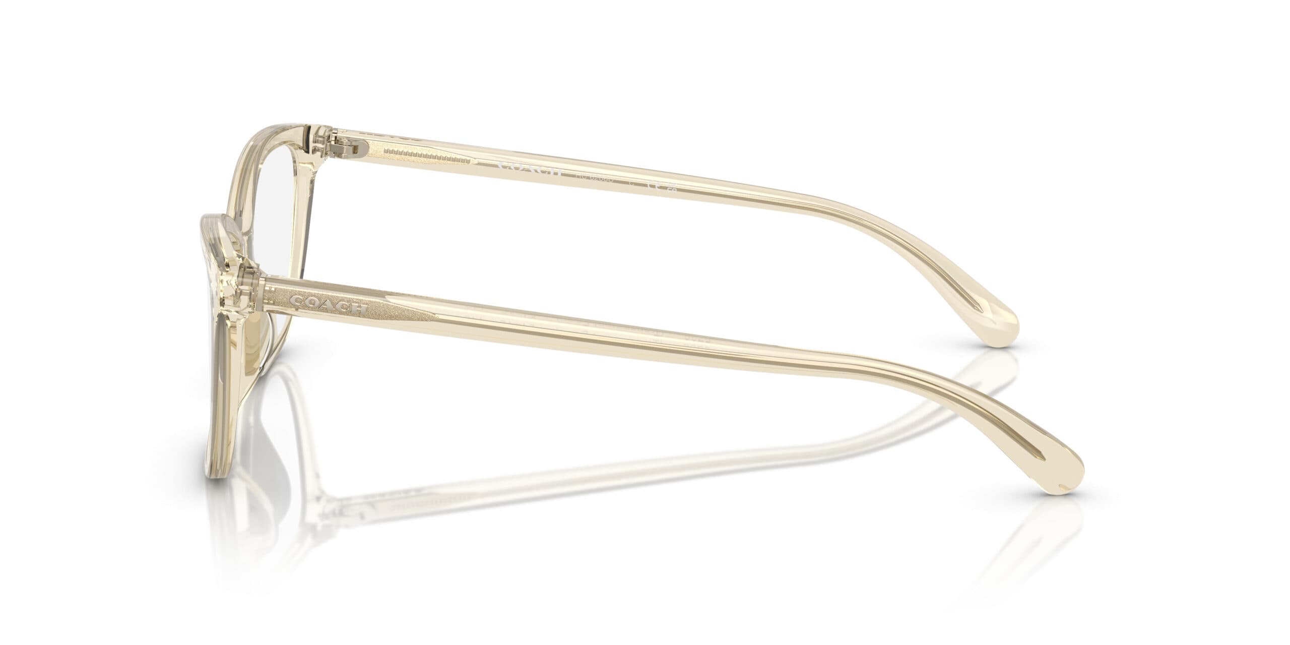 Coach 0HC6206U 5736 Eyeglasses Transparent Yellow 54mm 3