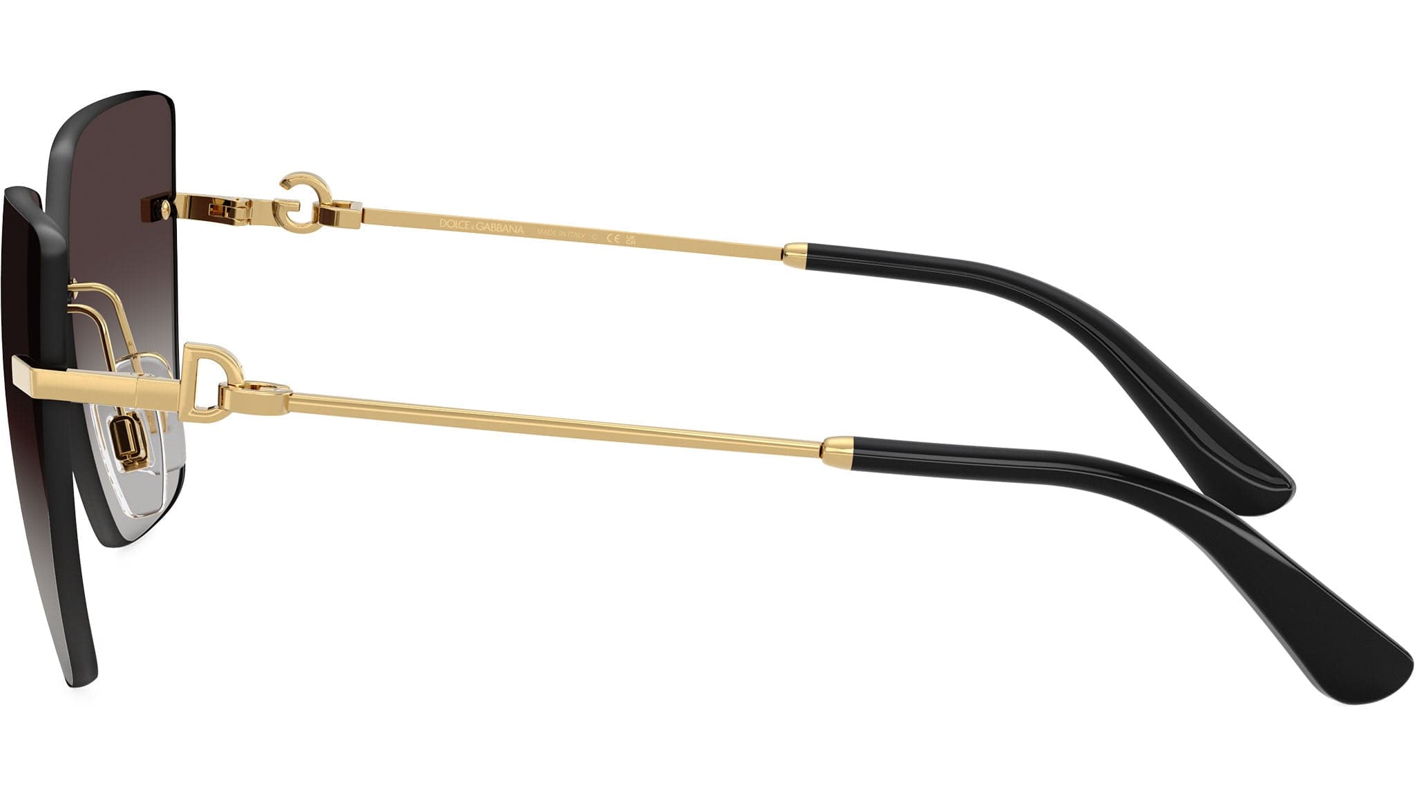 Dolce & Gabbana 0DG2321 02/8G Sunglasses Gold 62mm Women 3