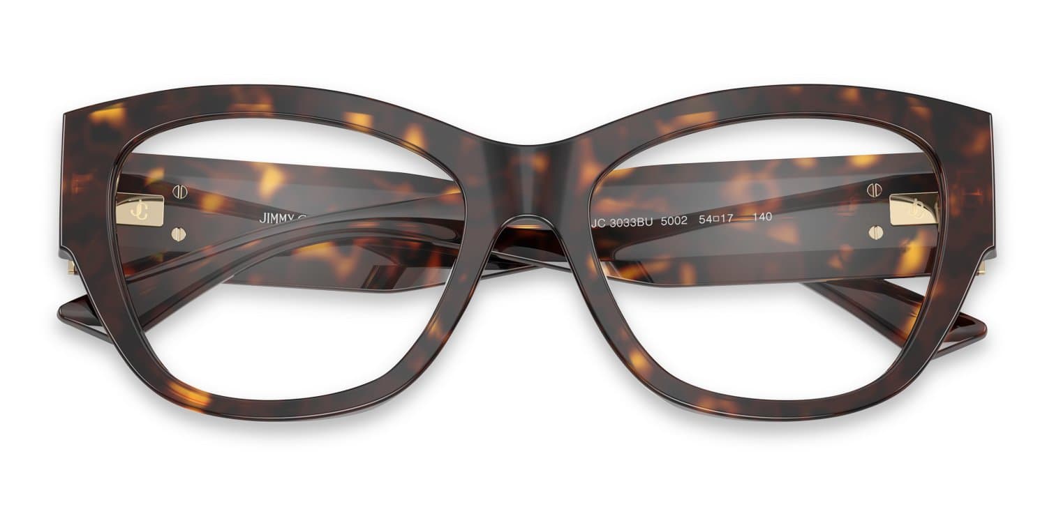 Jimmy Choo 0JC3033BU 5002 Eyeglasses Havana 54mm Women 4