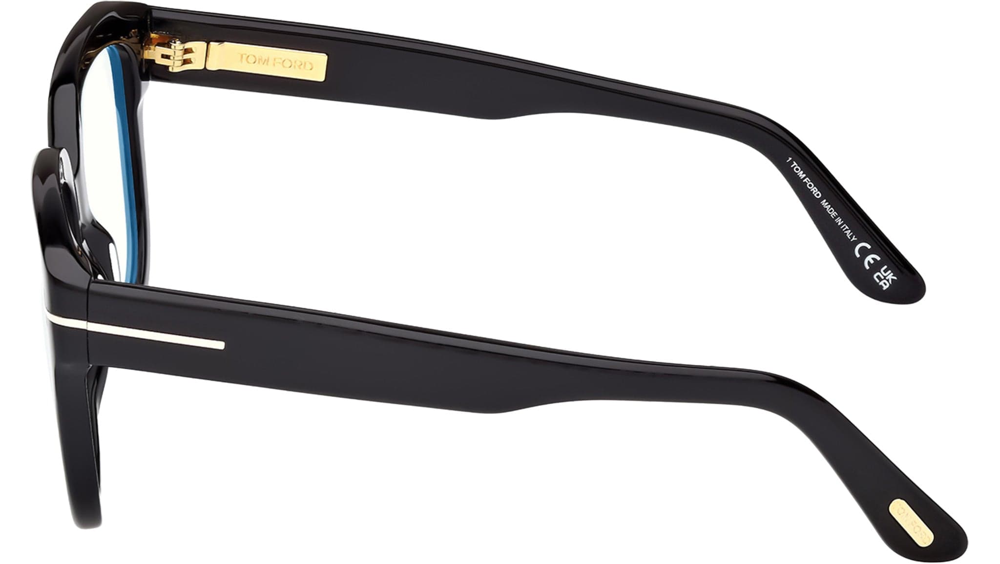 Tom Ford FT6094-B 001 Eyeglasses Shiny Black 54mm Women 3