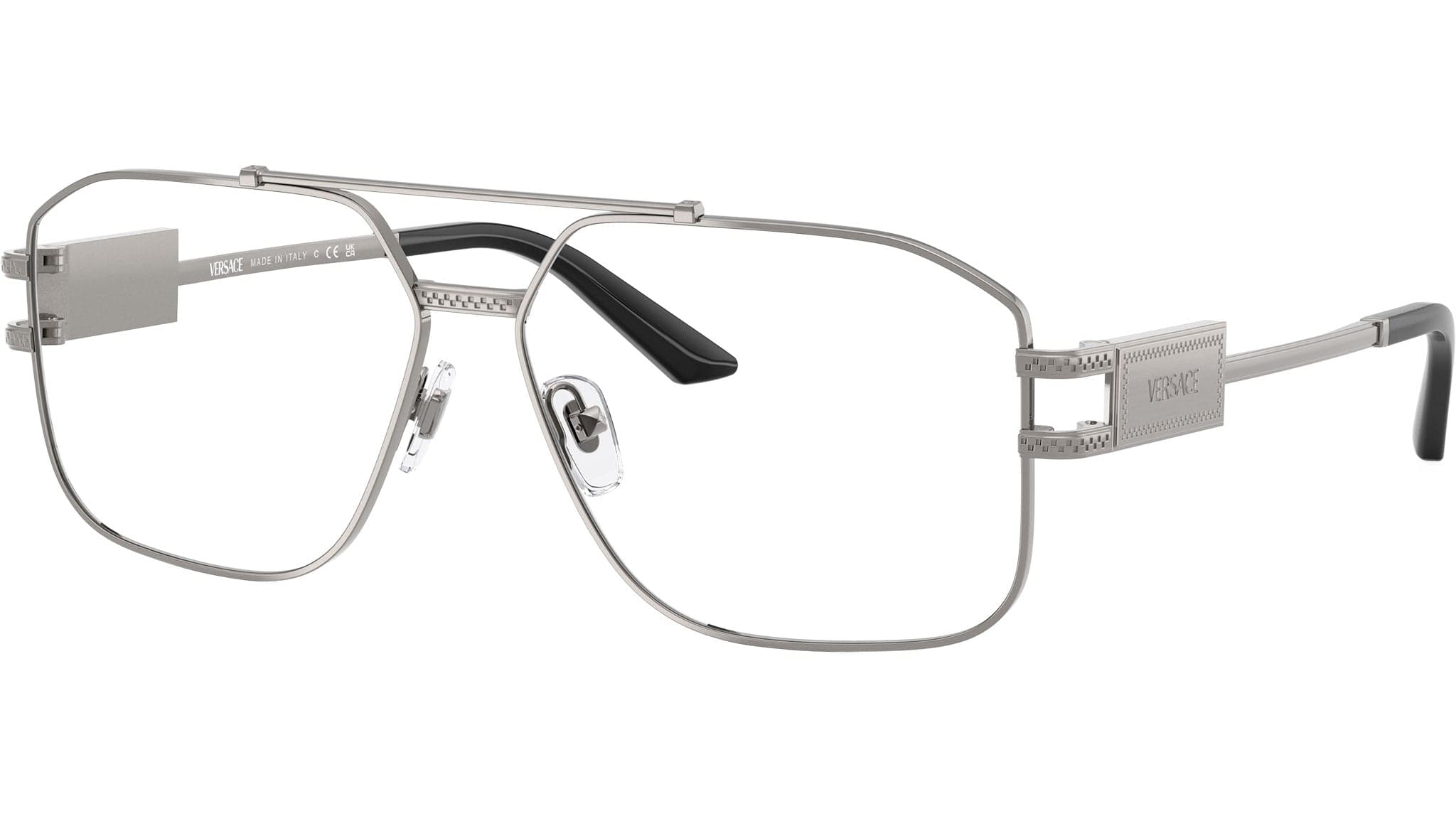 Versace VE1302 1001 Eyeglasses Gunmetal 57mm Men