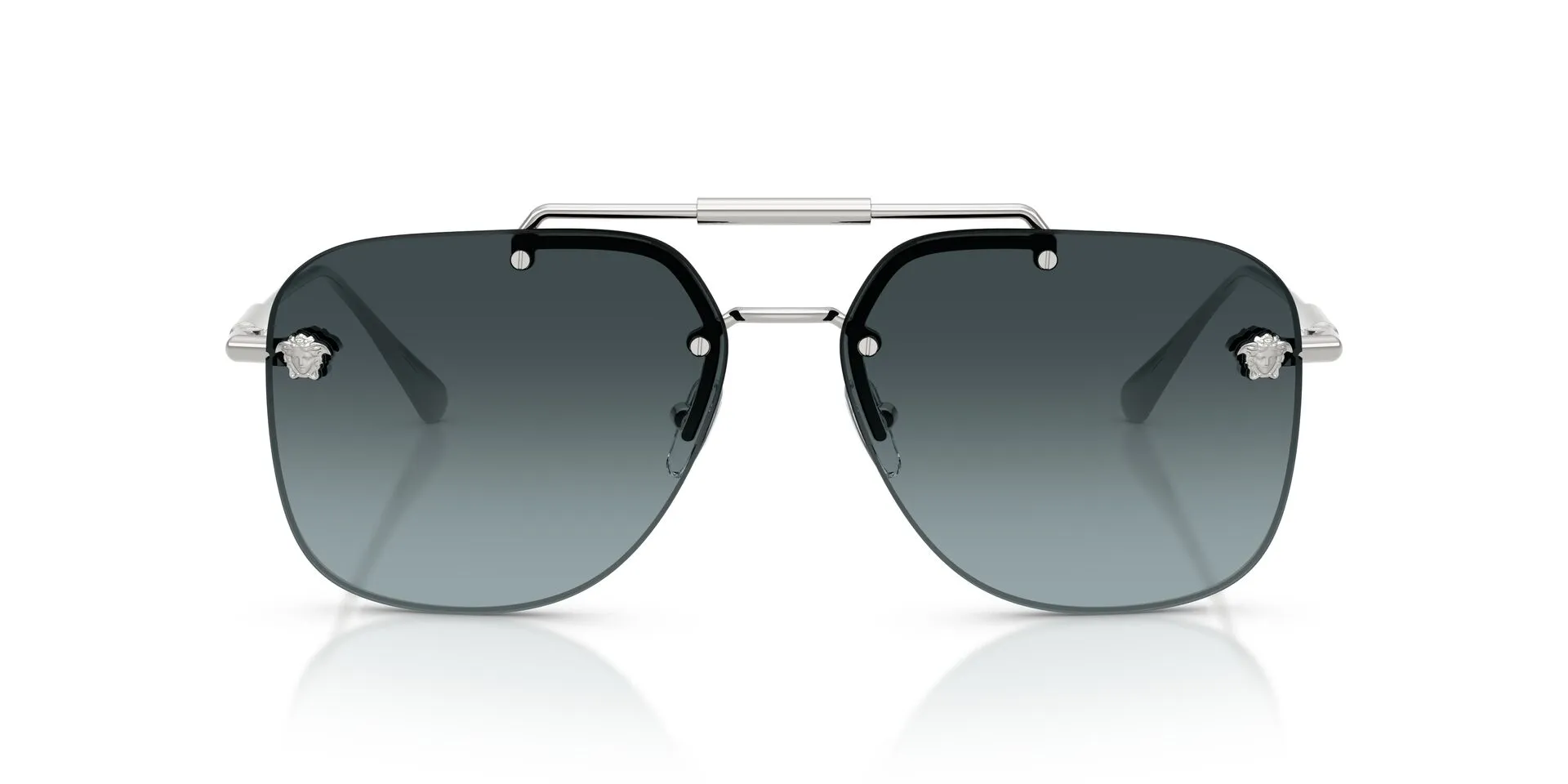Versace 0VE2296 1000V1 Sunglasses Silver 60mm Unisex 2