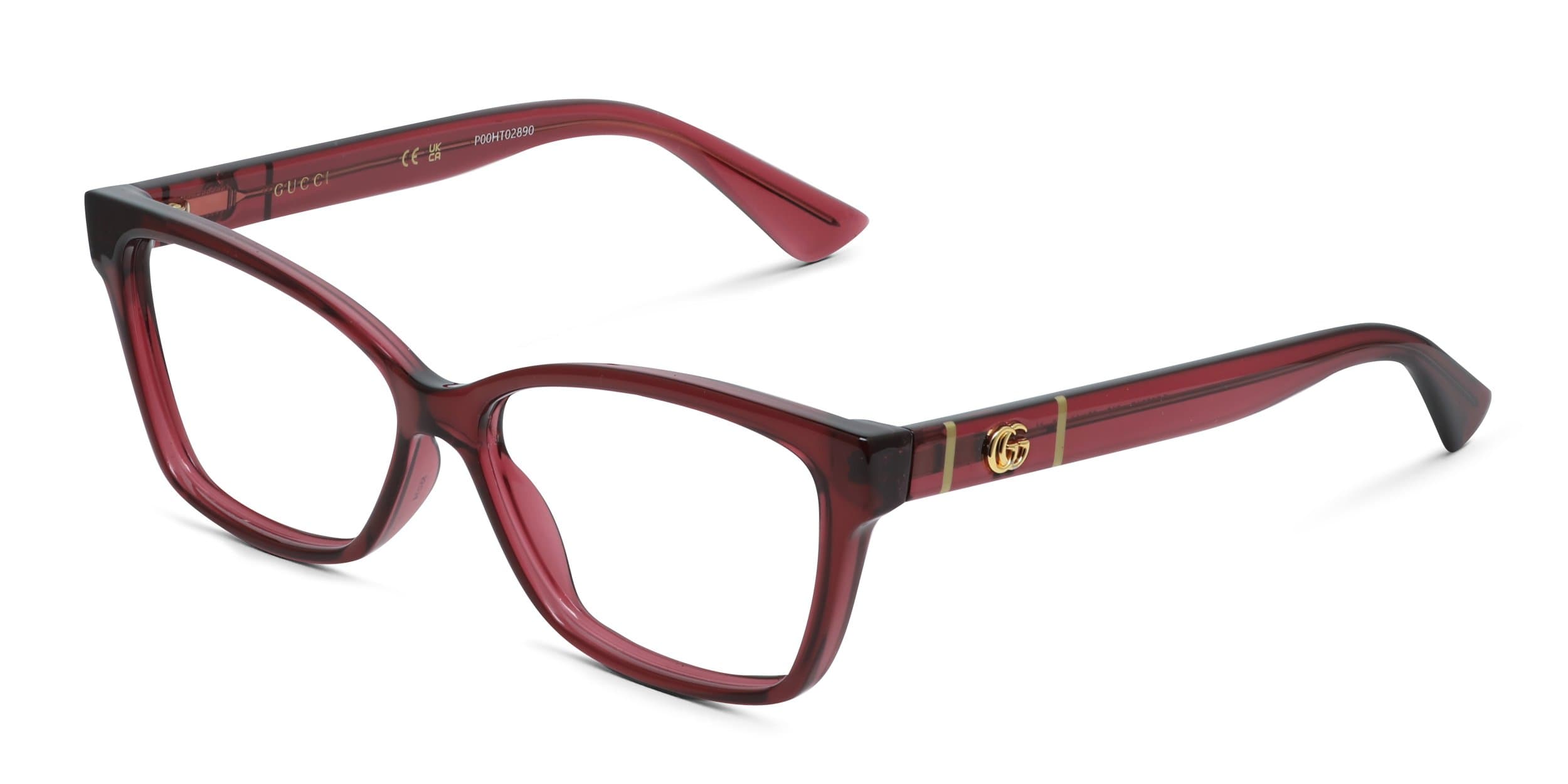 Gucci GG0634O 005 Eyeglasses Burgundy 50mm Women