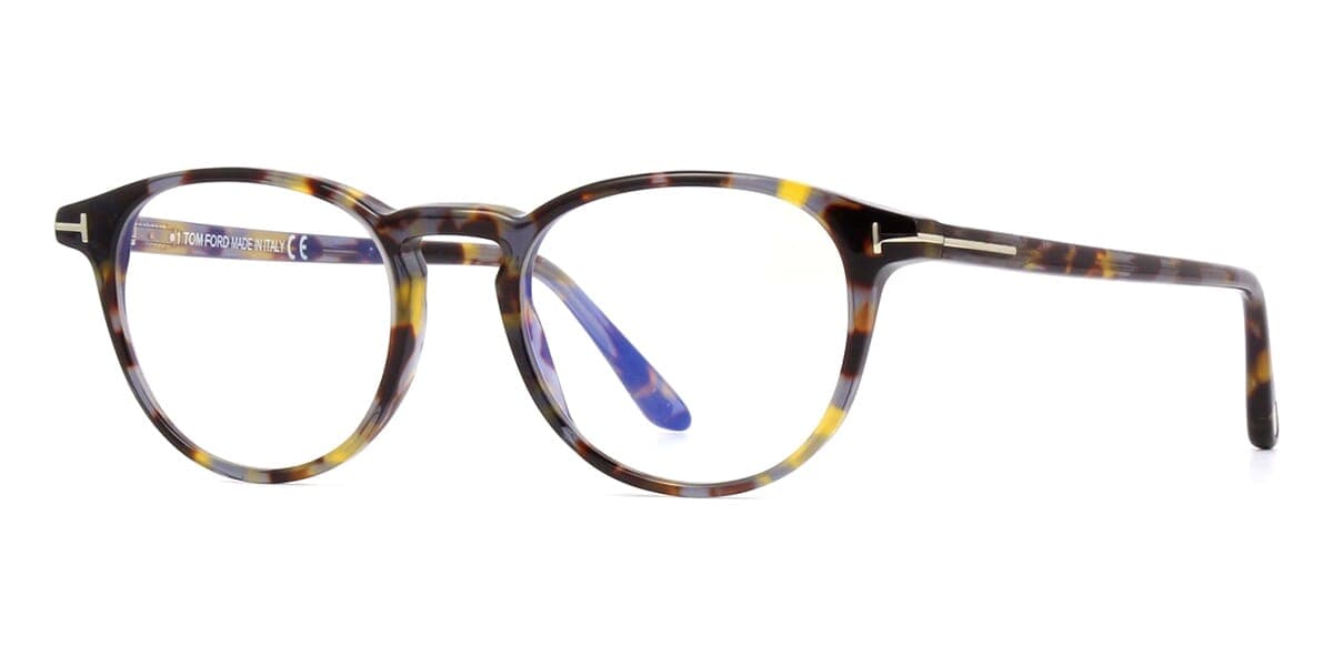 Tom Ford FT5803-B 055 Eyeglasses Coloured Havana 41mm