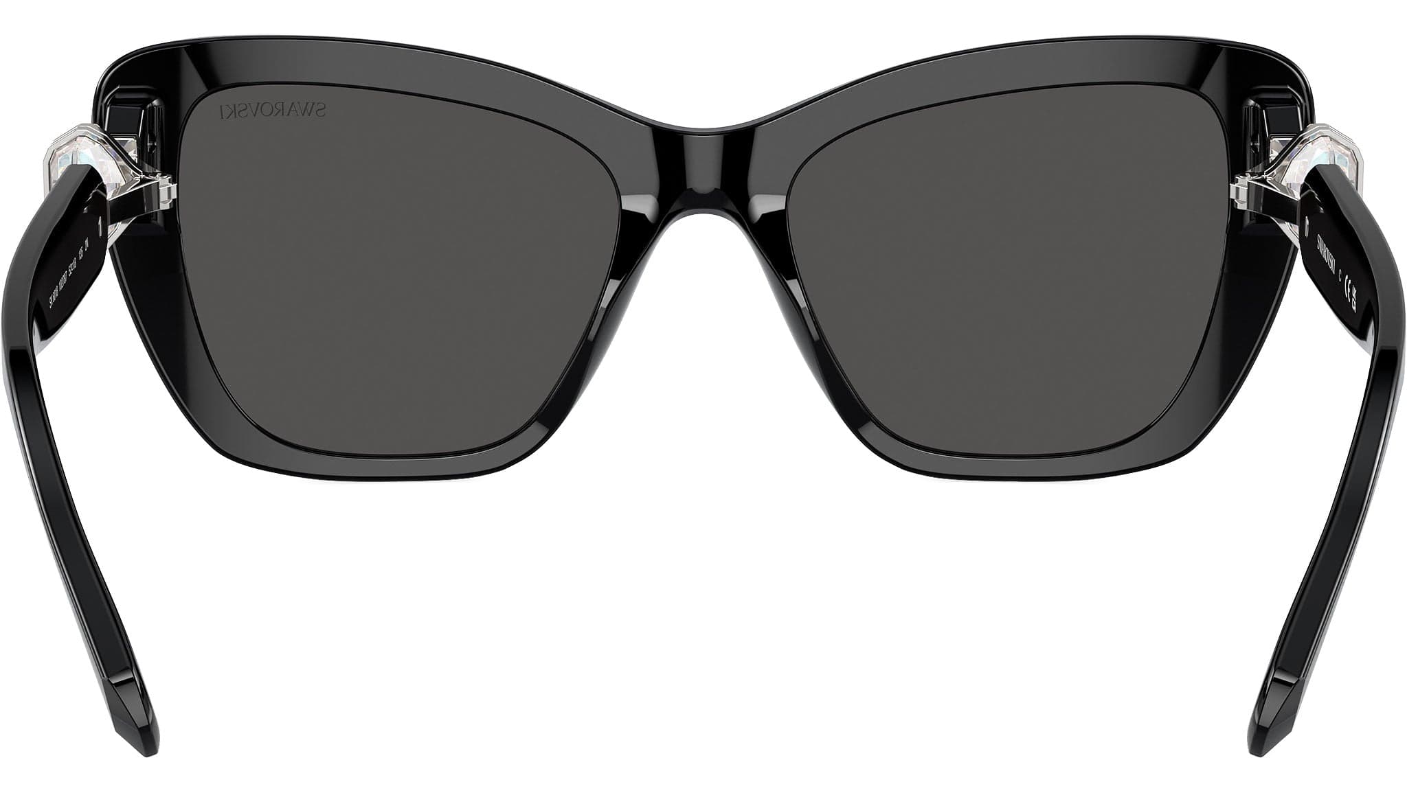 Swarovski SK6018 100187 Sunglasses Black 52mm Women 4