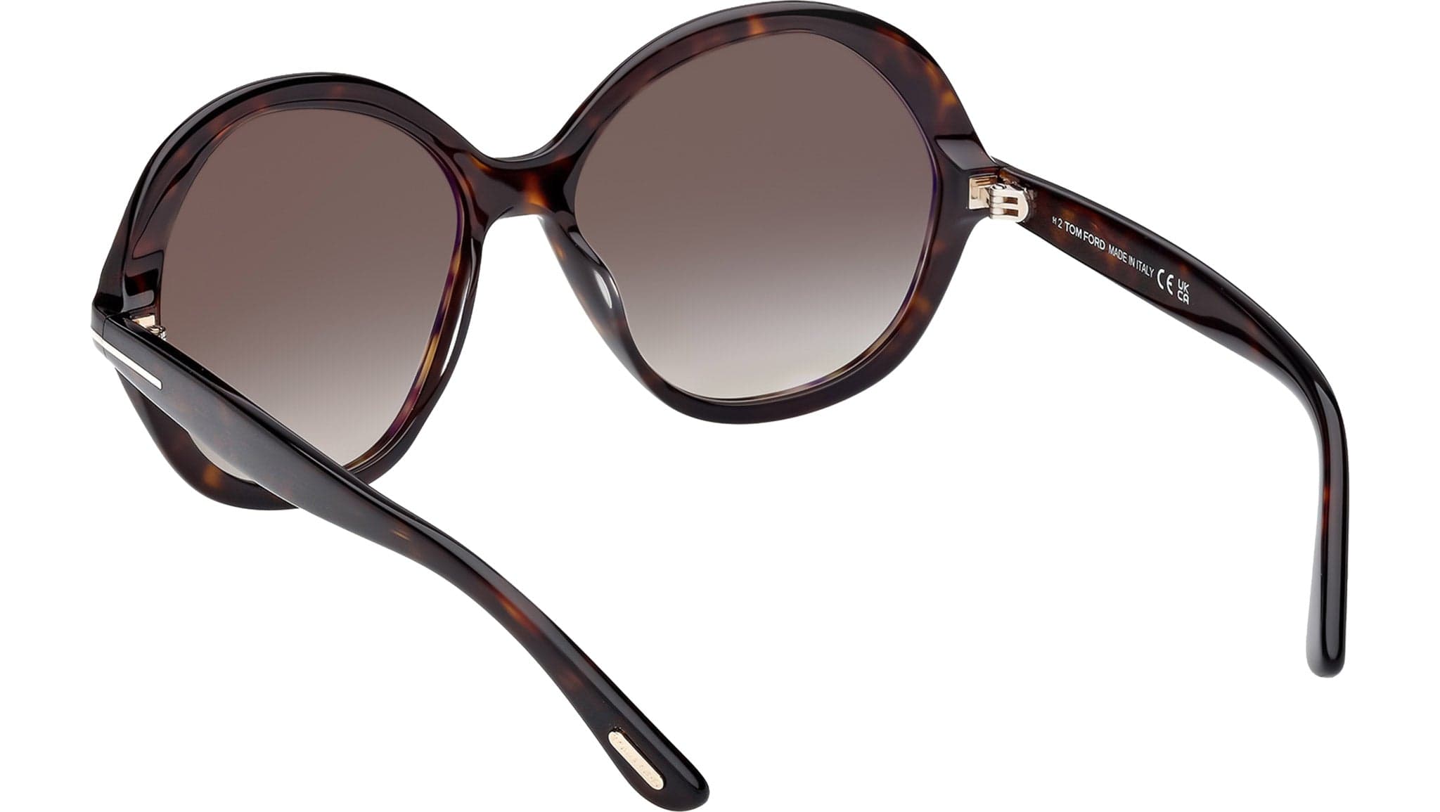 Tom Ford FT1282 52B Sunglasses Dark Havana 60mm Women 4