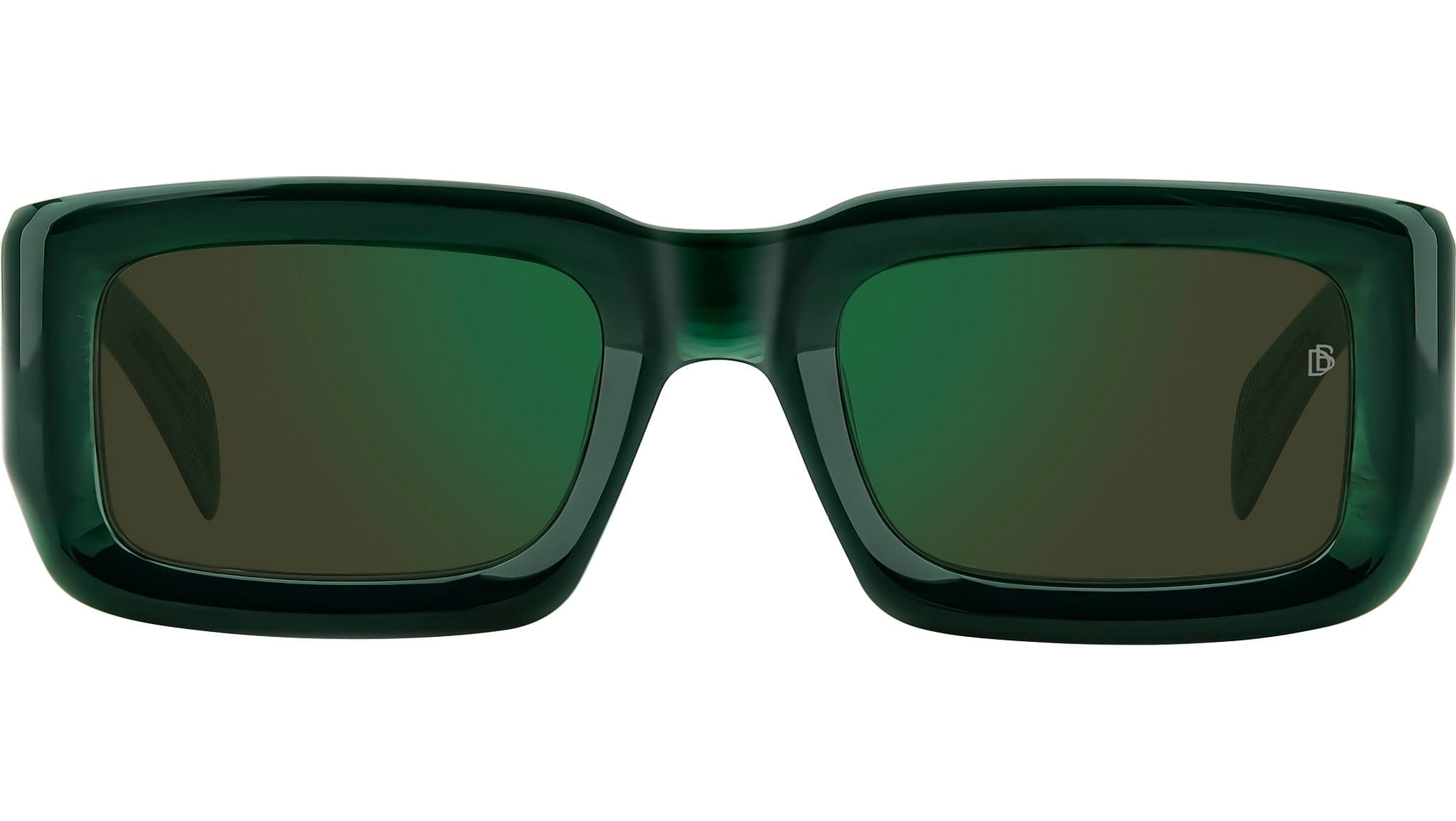 David Beckham DB 7131/S GC1 Sunglasses Green Marble Gold 52mm Men 2