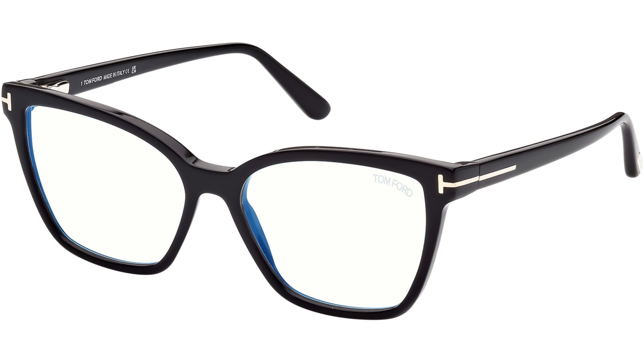 Tom Ford TF5812-B 001 FT5812-B Eyeglasses Black 53mm Women
