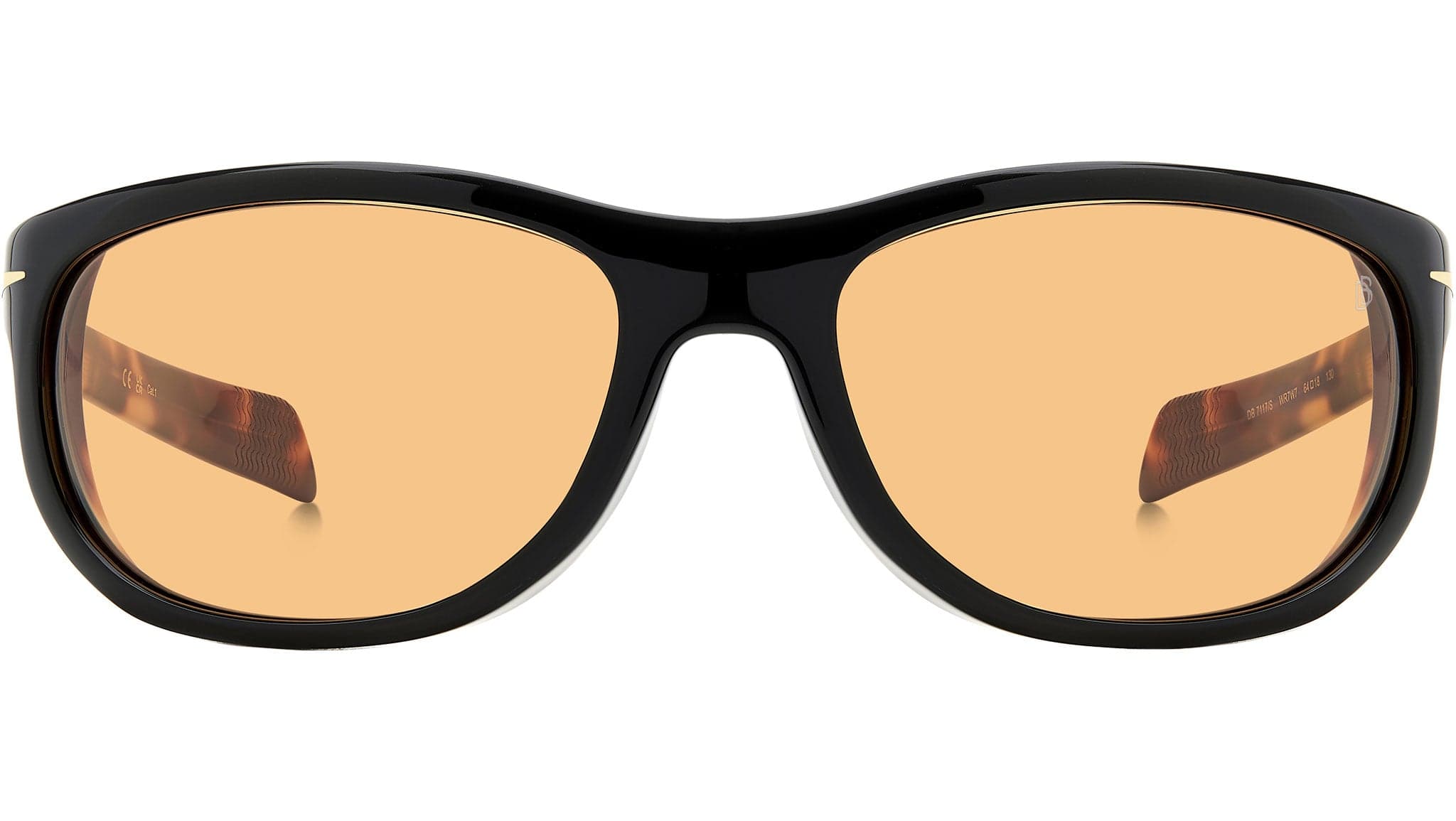 David Beckham DB 7117/S 0WR7 Sunglasses Black Havana 64mm Men 2