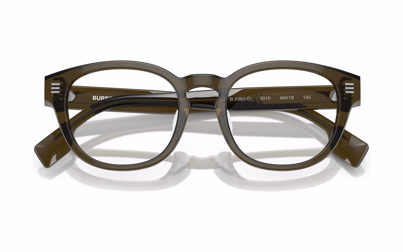 Burberry 0BE2382D 3010 Eyeglasses Transparent Green 5