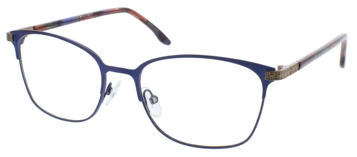 BCBGMAXAZRIA Annalise Eyeglasses Eggplant 52mm Women