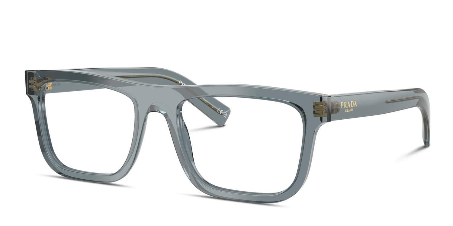 Prada 0PR C03V 17T1O1 Eyeglasses Transparent Ocean 55mm Men