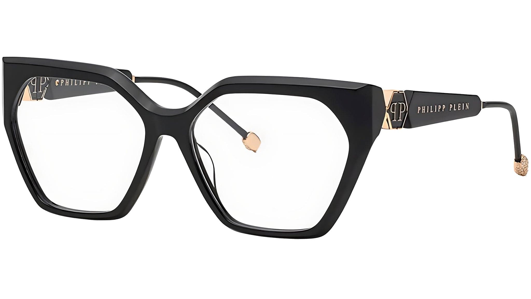Philipp Plein VPP068S 0700 Eyeglasses Shiny Black
