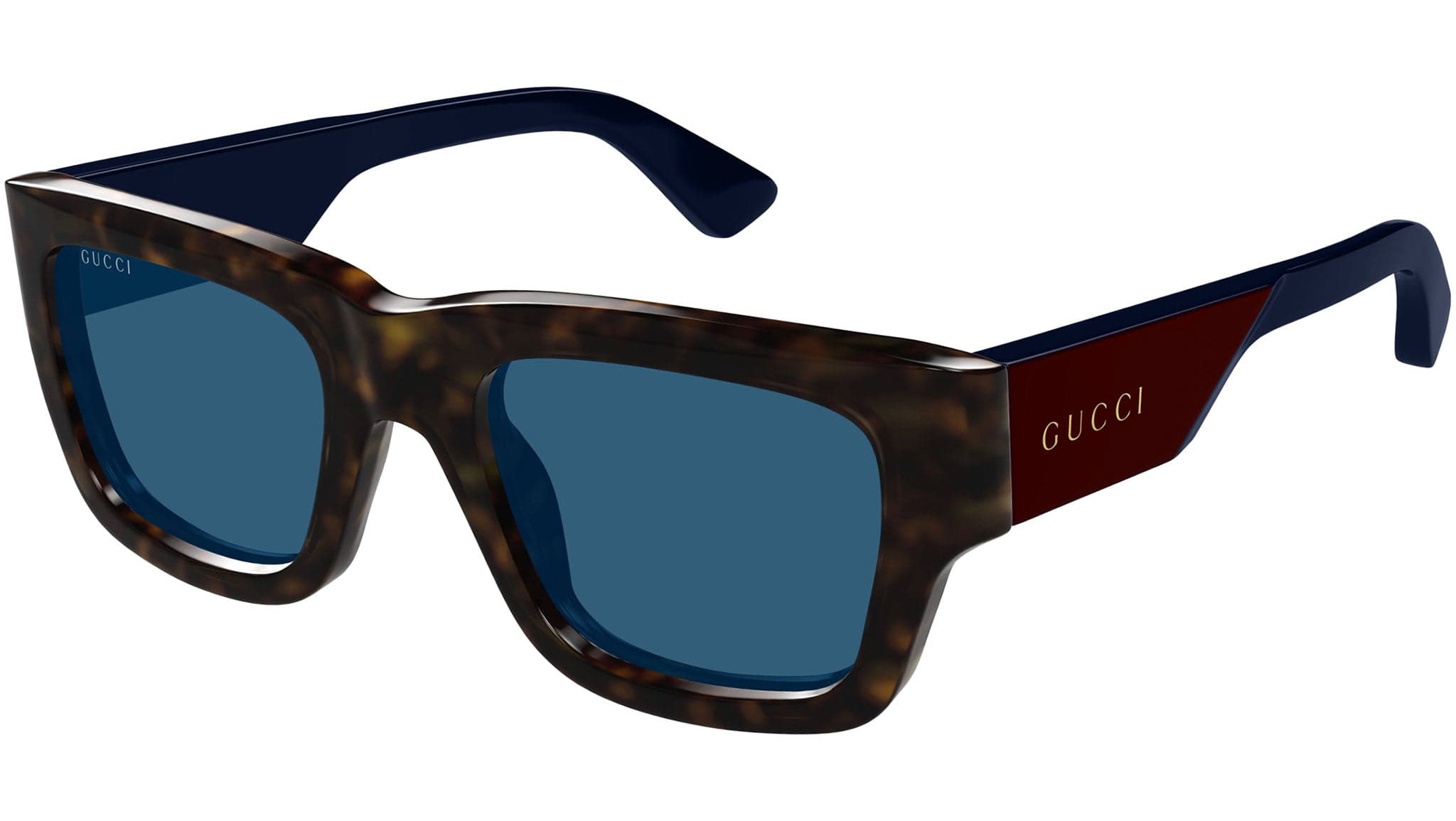 Gucci GG1668S 002 Sunglasses Havana Red 52mm Men
