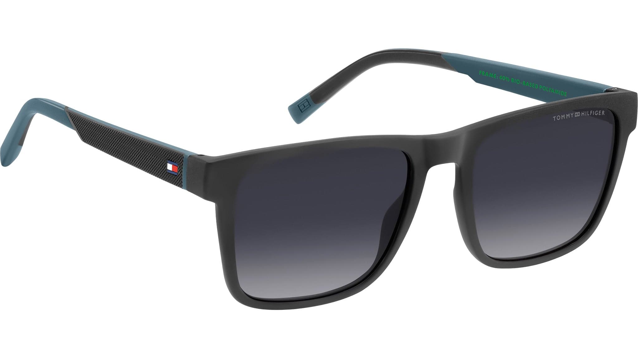 Tommy Hilfiger TH 2144/S 0P2M 9O Sunglasses Grey Teal 55mm Men 3
