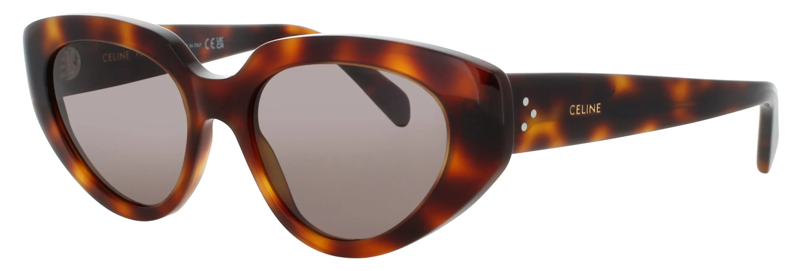 Celine CL40286I 53A Sunglasses Blonde Havana 53mm Women