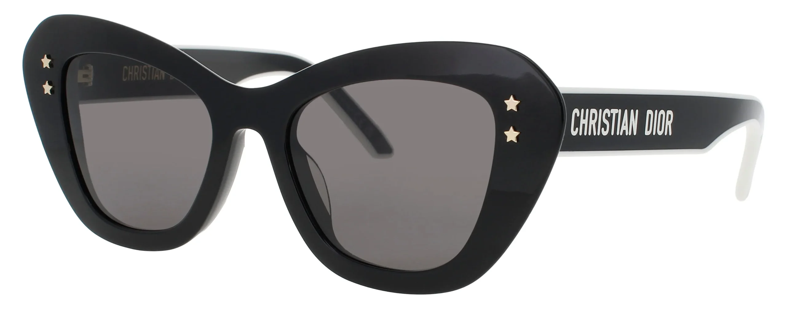 Dior CD40163U 01A Sunglasses Shiny Black 52mm Women