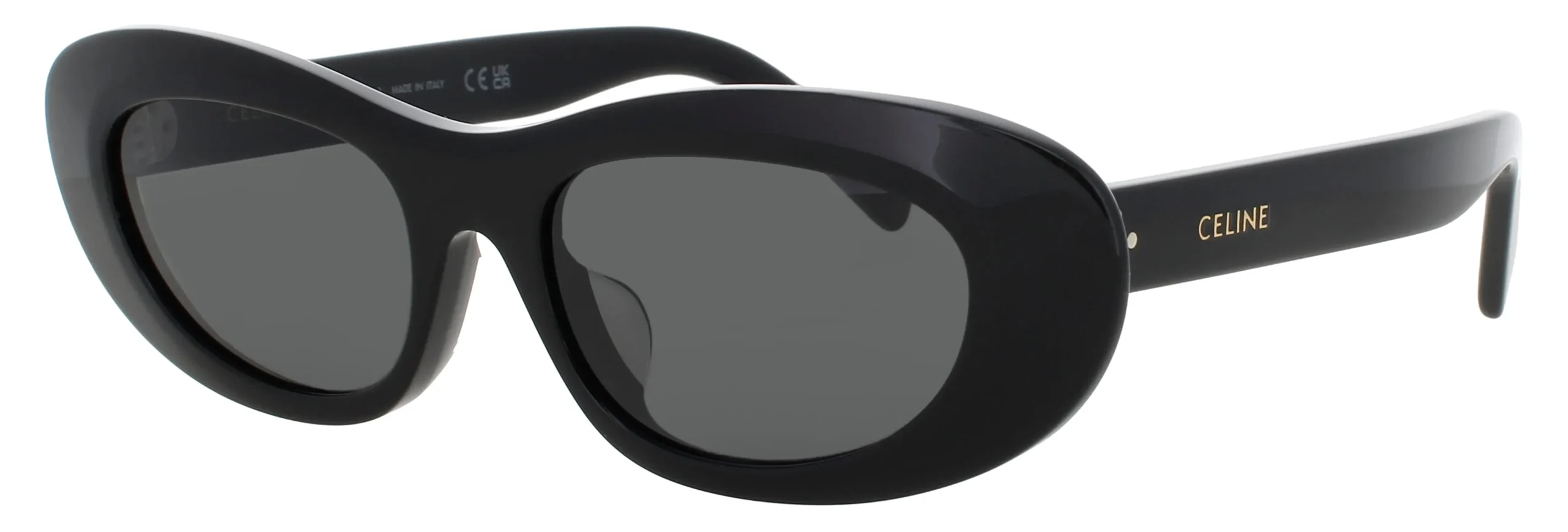 Celine CL40310U 01A Sunglasses Shiny Black 54mm Women