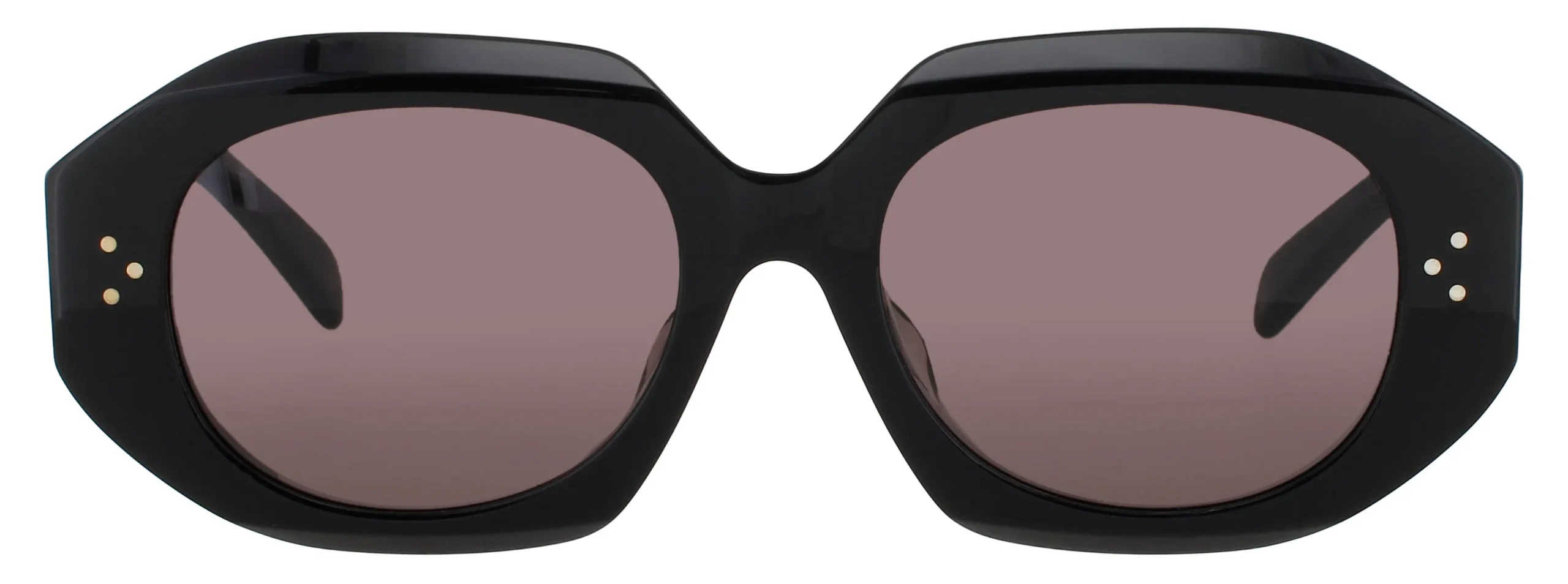 Celine CL40319F 01Y Sunglasses Shiny Black 52mm Women 2
