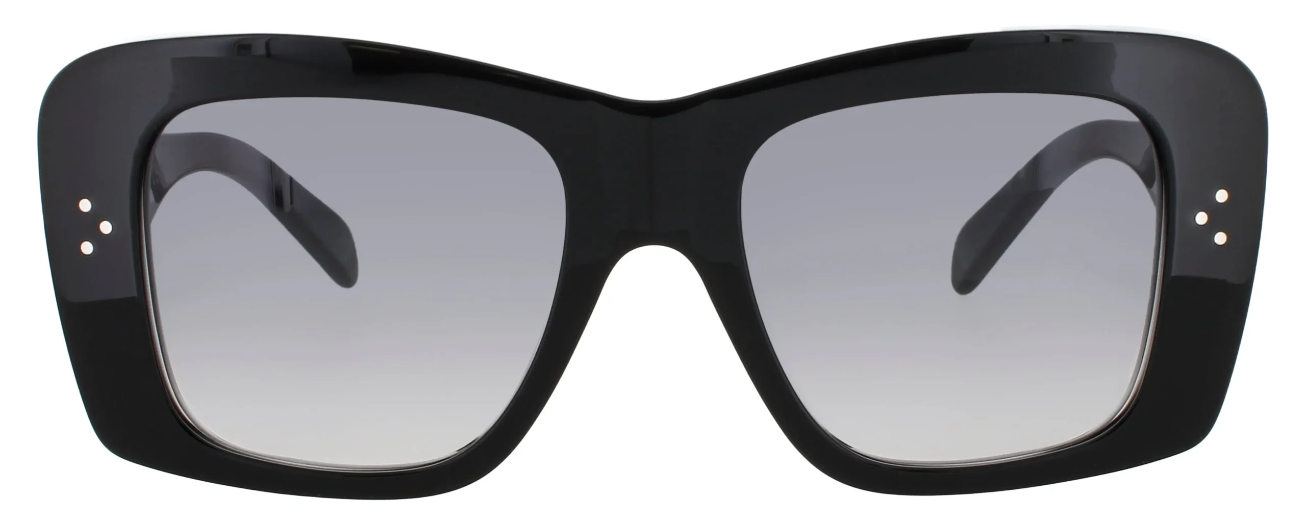 Celine CL40321I 01B Sunglasses Shiny Black 53mm Women 2