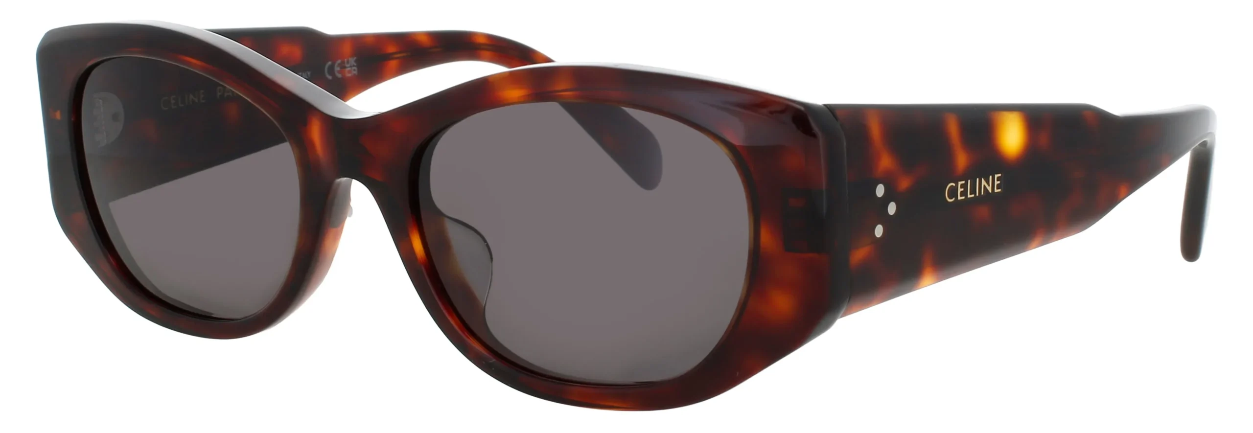 Celine CL40329U 52A Sunglasses Dark Havana 54mm Women