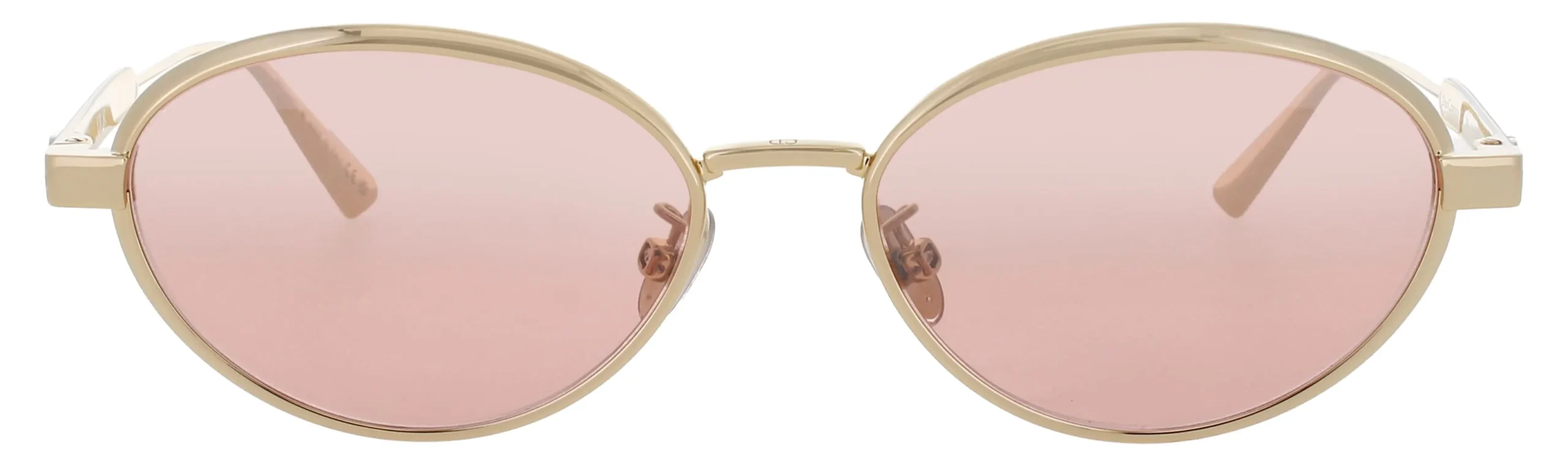 Dior CD40209U 10U Sunglasses Shiny Gold 53mm Women 2