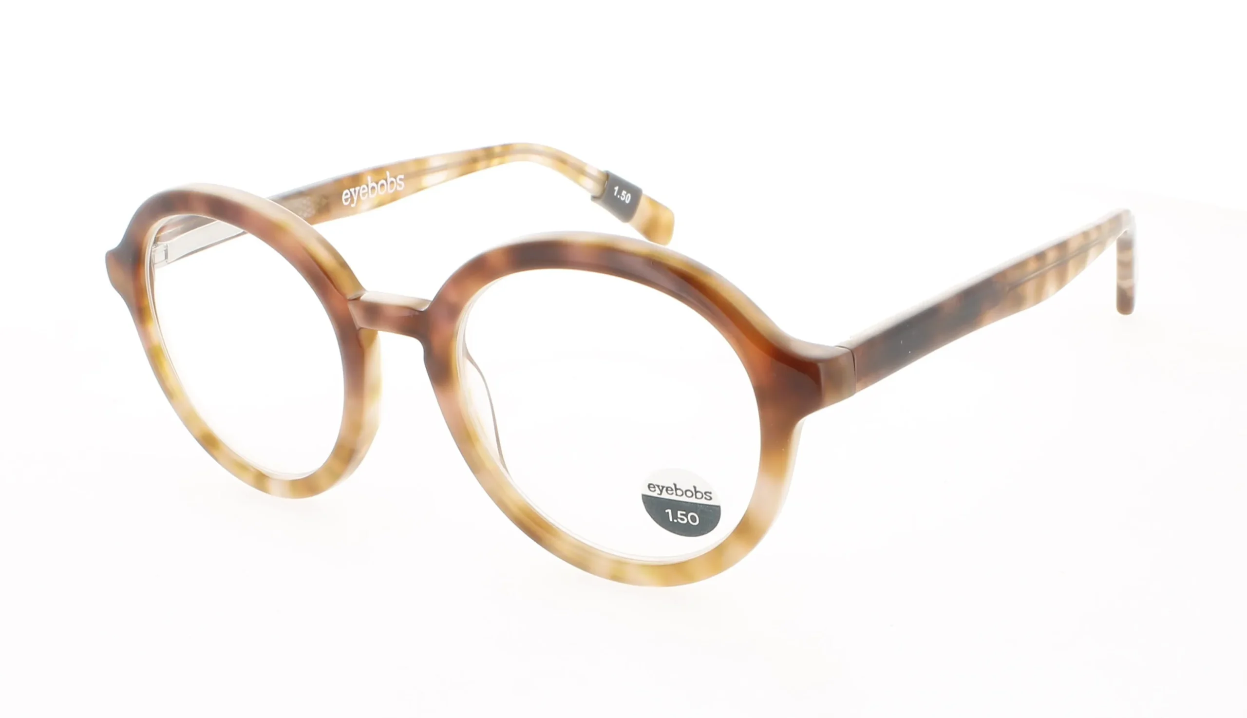 Eyebobs ROKO VOKO 19 Eyeglasses Caramel Tortoise Fade 43mm Women