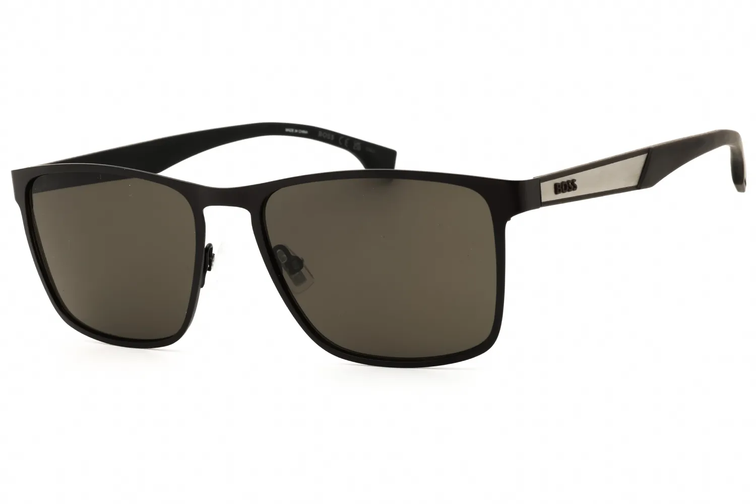 HUGO BOSS BOSS 1826/S 005N IR Sunglasses Matte Brown Ruthenium 56mm Men