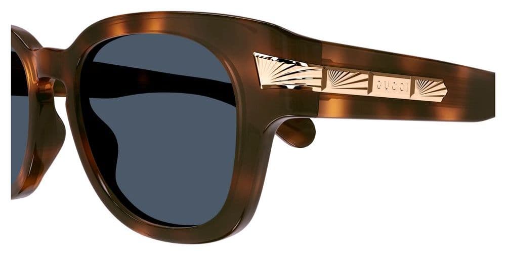 Gucci GG1518S 002 Sunglasses Brown 51mm Men 2