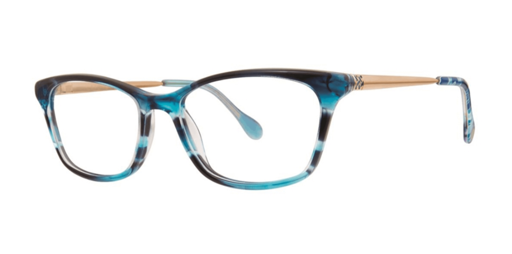 Lilly Pulitzer Cabrey Eyeglasses Aqua 52mm Women
