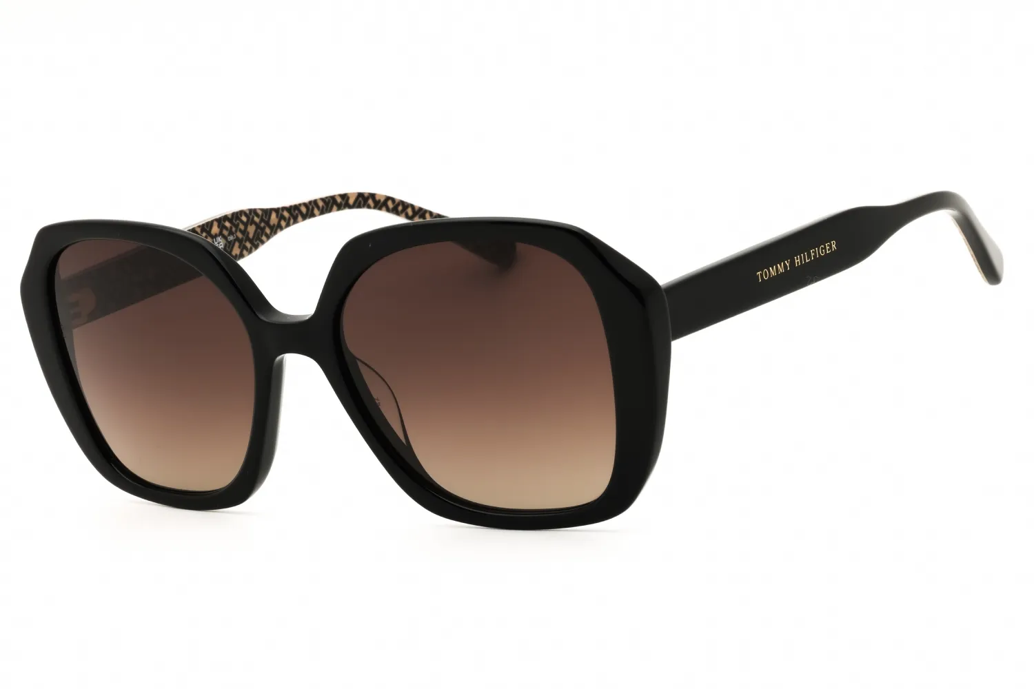 Tommy Hilfiger TH 2105/S 7YQ Sunglasses Black Pattern Brown 54mm Women