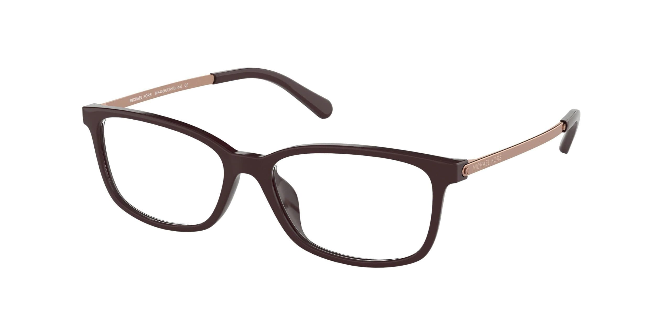 Michael Kors 0MK4060U 3344 Eyeglasses Cordovan 54mm Women