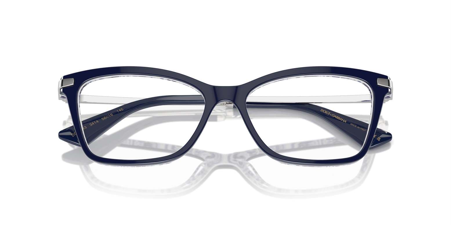 Dolce&Gabbana DG3393 3414 Eyeglasses Blue 56mm Women 5