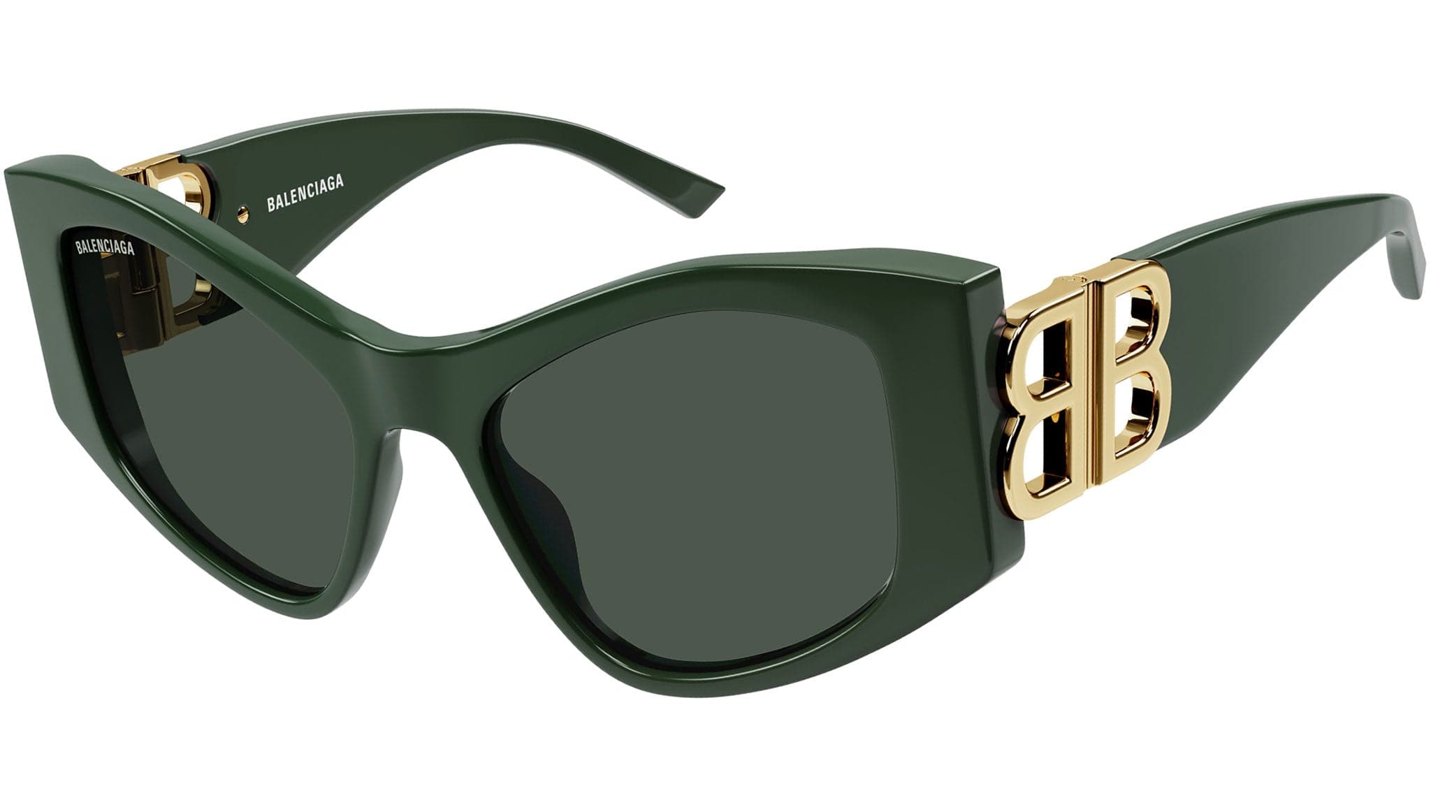 Balenciaga BB0287S 005 Sunglasses Green 55mm Women
