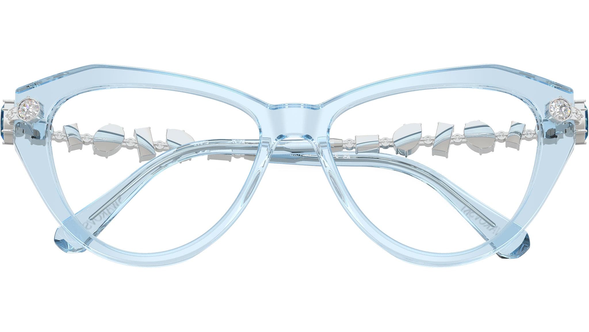 Swarovski 0SK2047 1078 Eyeglasses Transparent Sky Blue 53mm Women 5