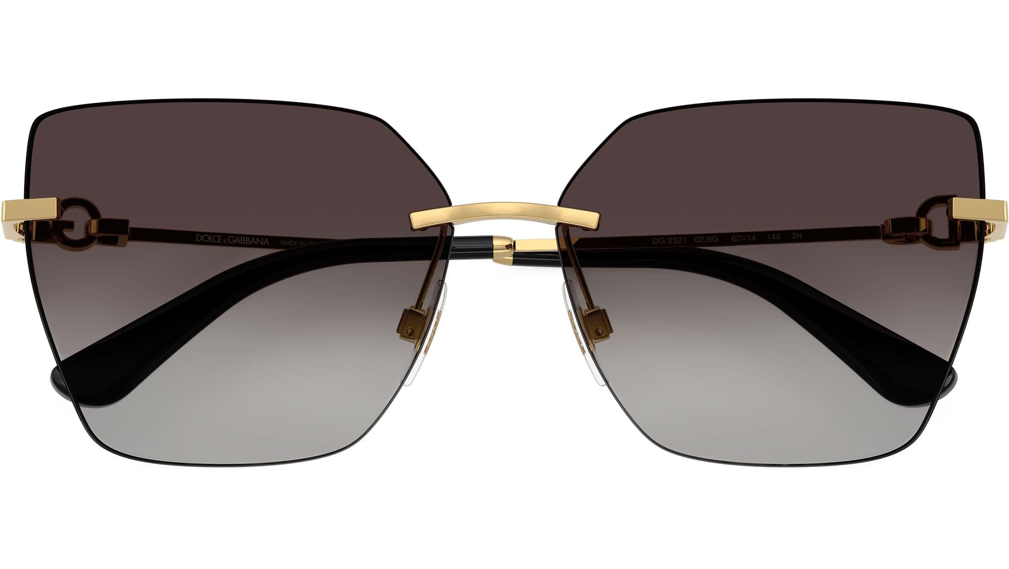 Dolce & Gabbana 0DG2321 02/8G Sunglasses Gold 62mm Women 5