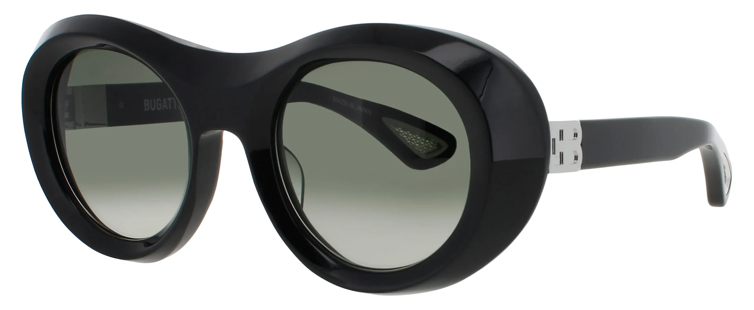 Bugatti 3 BK/SS Sunglasses Black 49mm Women