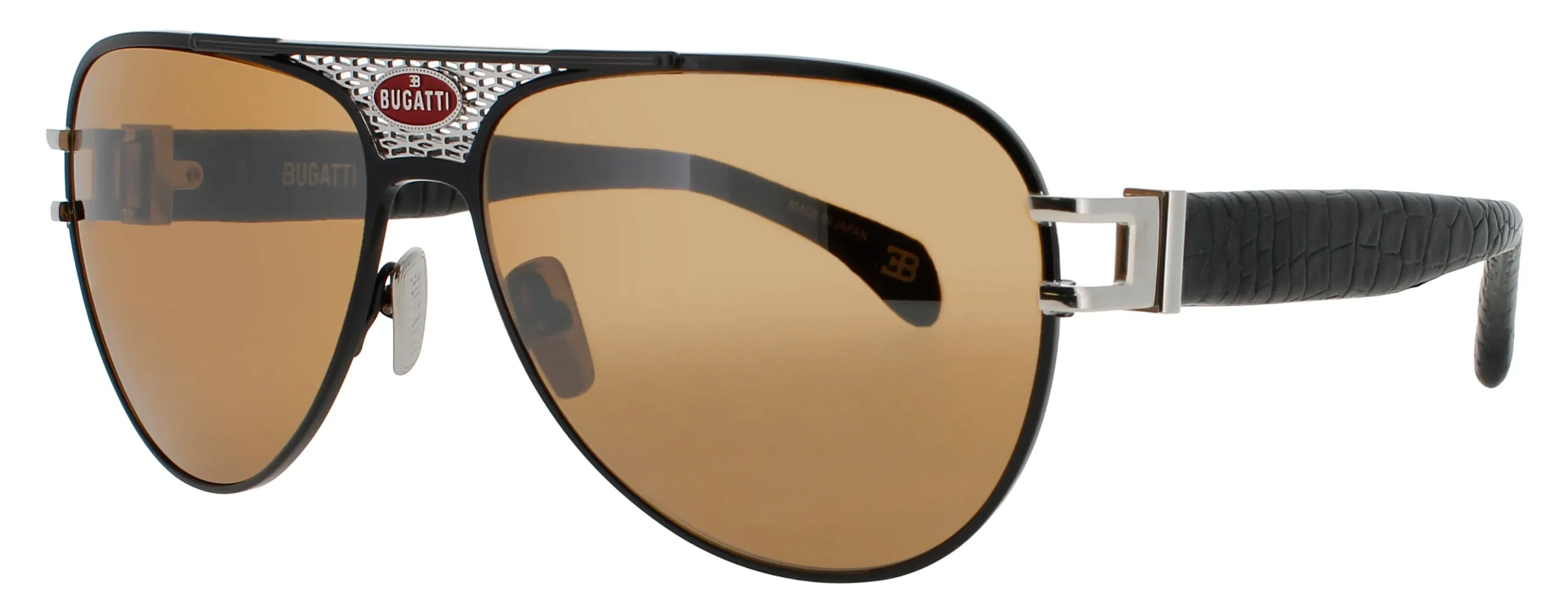 Bugatti 11 BK/SS Sunglasses Black 63mm Men