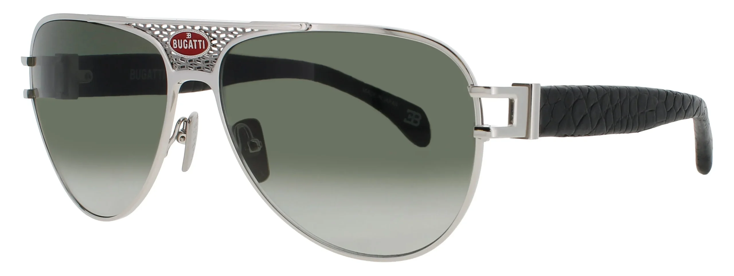 Bugatti 11 SS Sunglasses Black 63mm Men