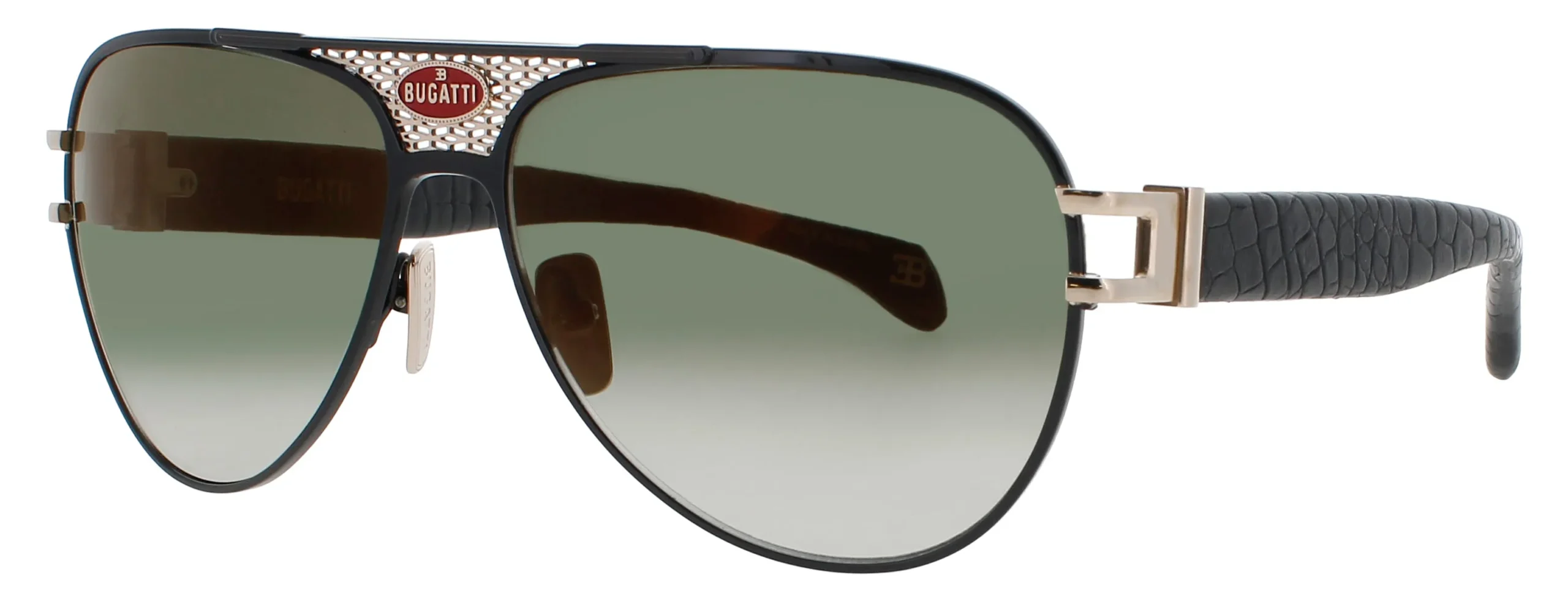 Bugatti 11 BK/WG Sunglasses Black 63mm Men