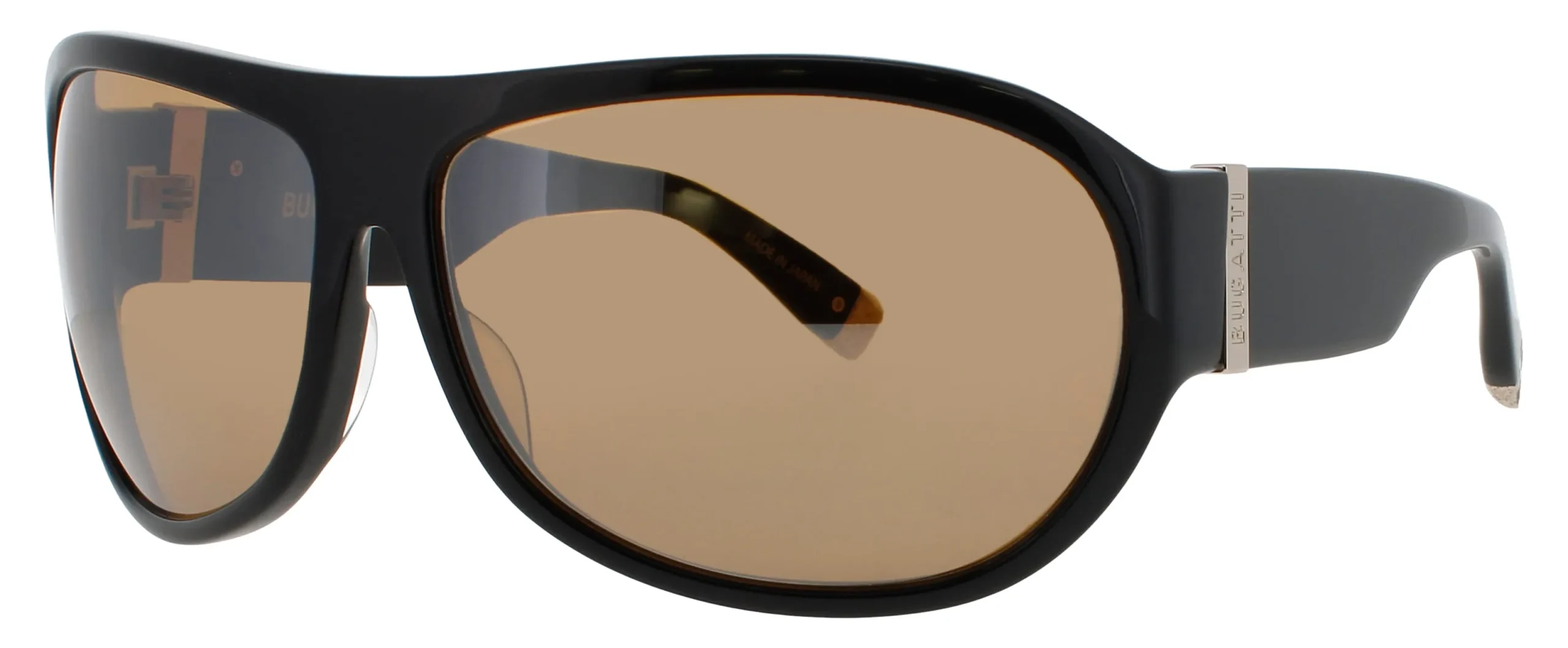 Bugatti 43B BK Sunglasses Black 66mm Men