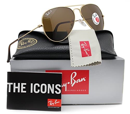 Ray-Ban RB3025 001/57, RB3025 001/57 58-14 Sunglasses Gold 135mm Men