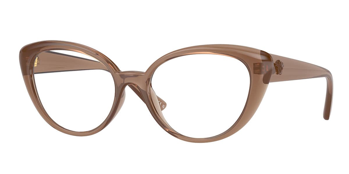 Versace MOD.3349-U 5427 VE3349U Eyeglasses Brown 53mm Women